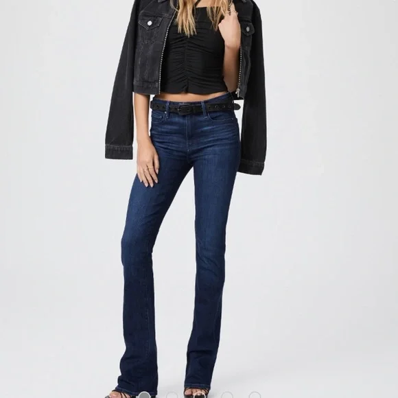 Paige | Manhattan High rise Boot Cut Denim Jeans | Women size 29 - Picture 2 of 16